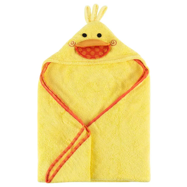 Hooded Bath Towel - Puddles the Duck