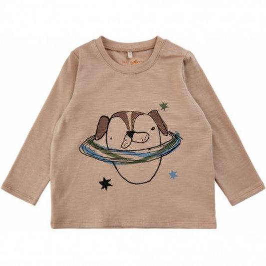 Soft Gallery Spacedog tee - beige long sleeve T-shirt